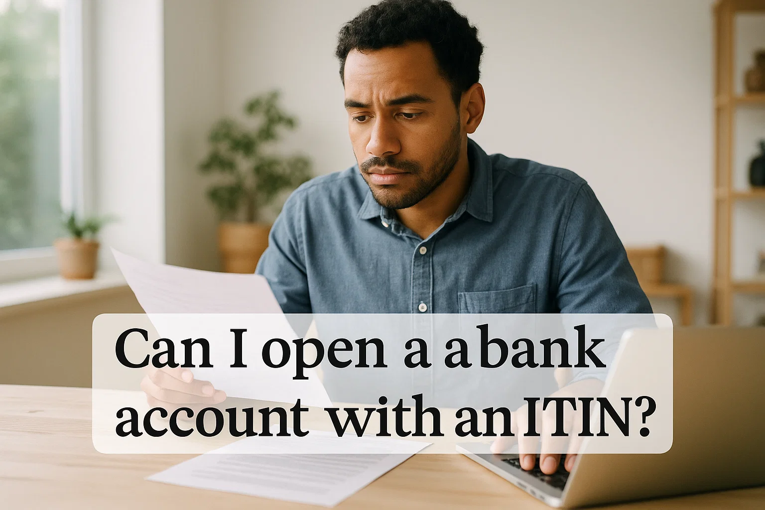 Can I Open a Bank Account with an ITIN